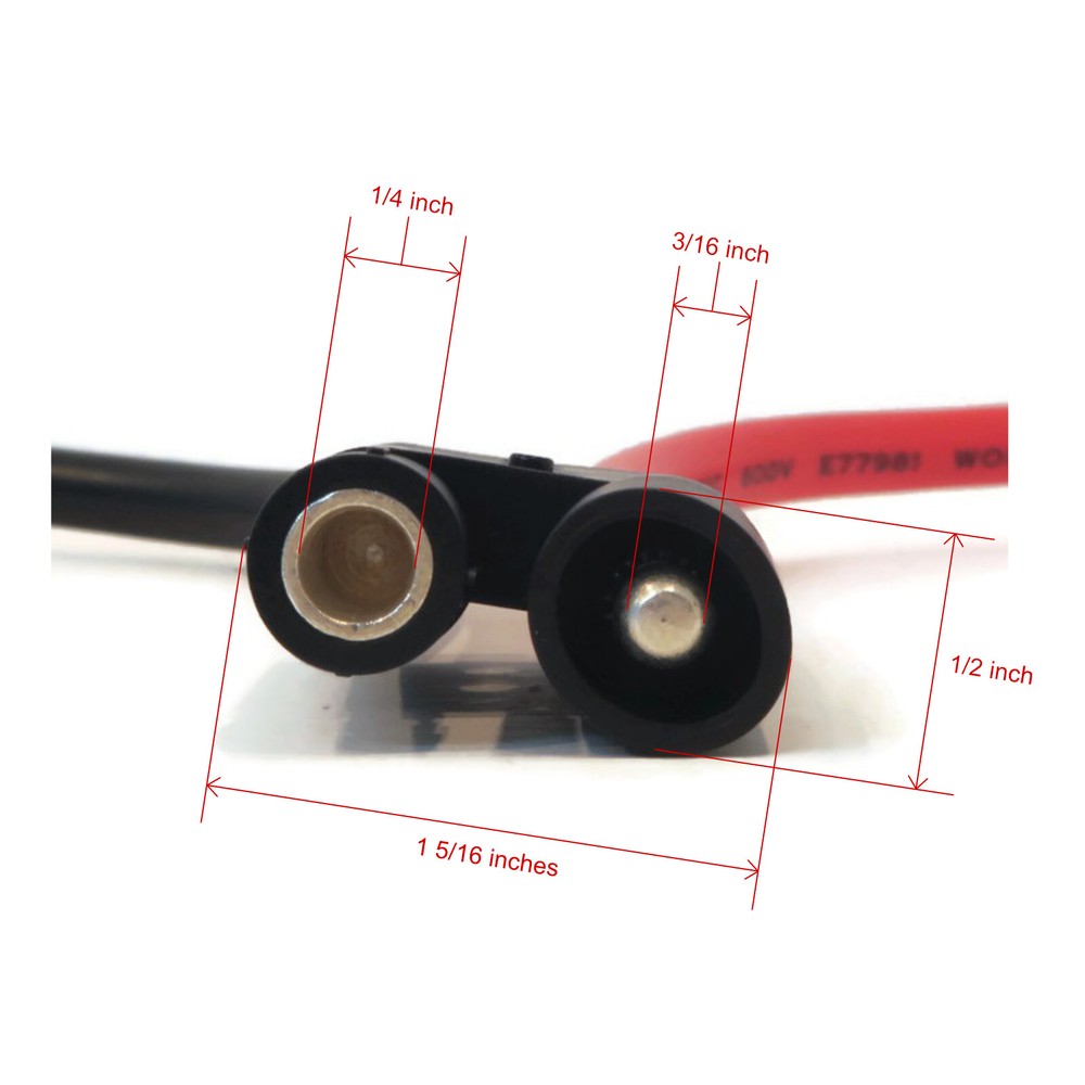 Buyers Products Power Cable & Plug Assembly for Meyer E-60, E60 (Single Post)