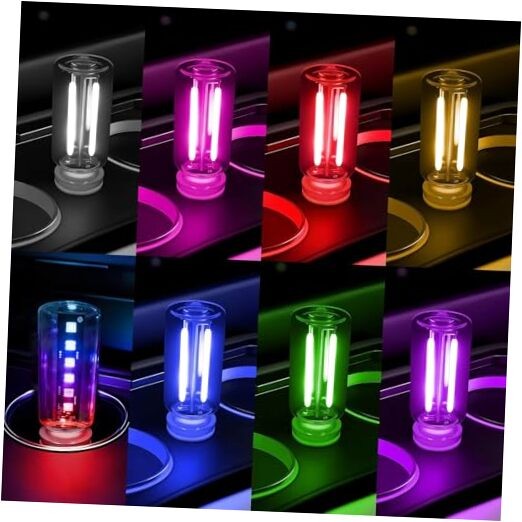 Car USB Night Light Touch Dimmable - 8-Pack Retro LED 8 PCS (multicolor)