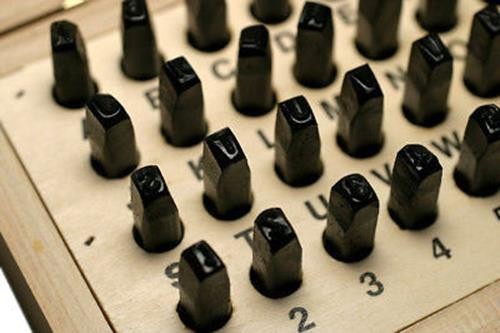5/64” Alpha-Numeric Die Stamp Set