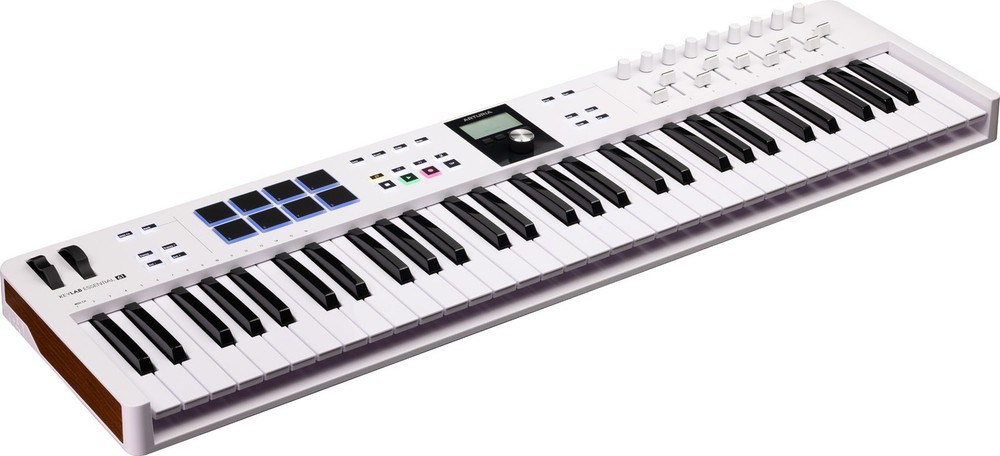 ARTURIA Keylab Essential 61 mk3 White 61-Key USB MIDI Keyboard Controller