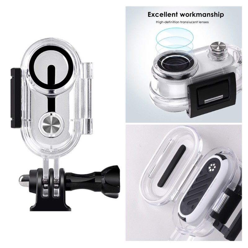 Waterproof Housing Case Underwater Diving Protective Shell For 360 GO 3 Camera