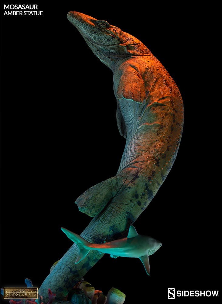Sideshow Dinosauria Mosasaur Complete [RARE]