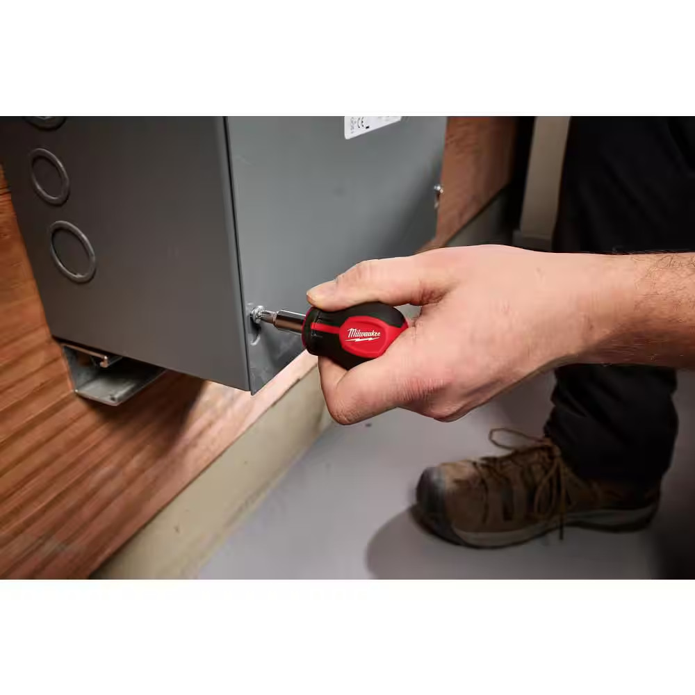 6-In-1 Stubby Multi-Bit Screwdriver