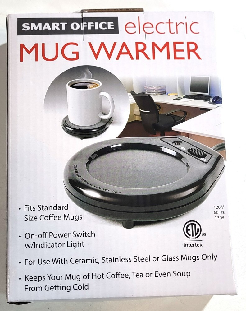 Intertek Electric Coffee Cup/Mug Drink Beverage Warmer