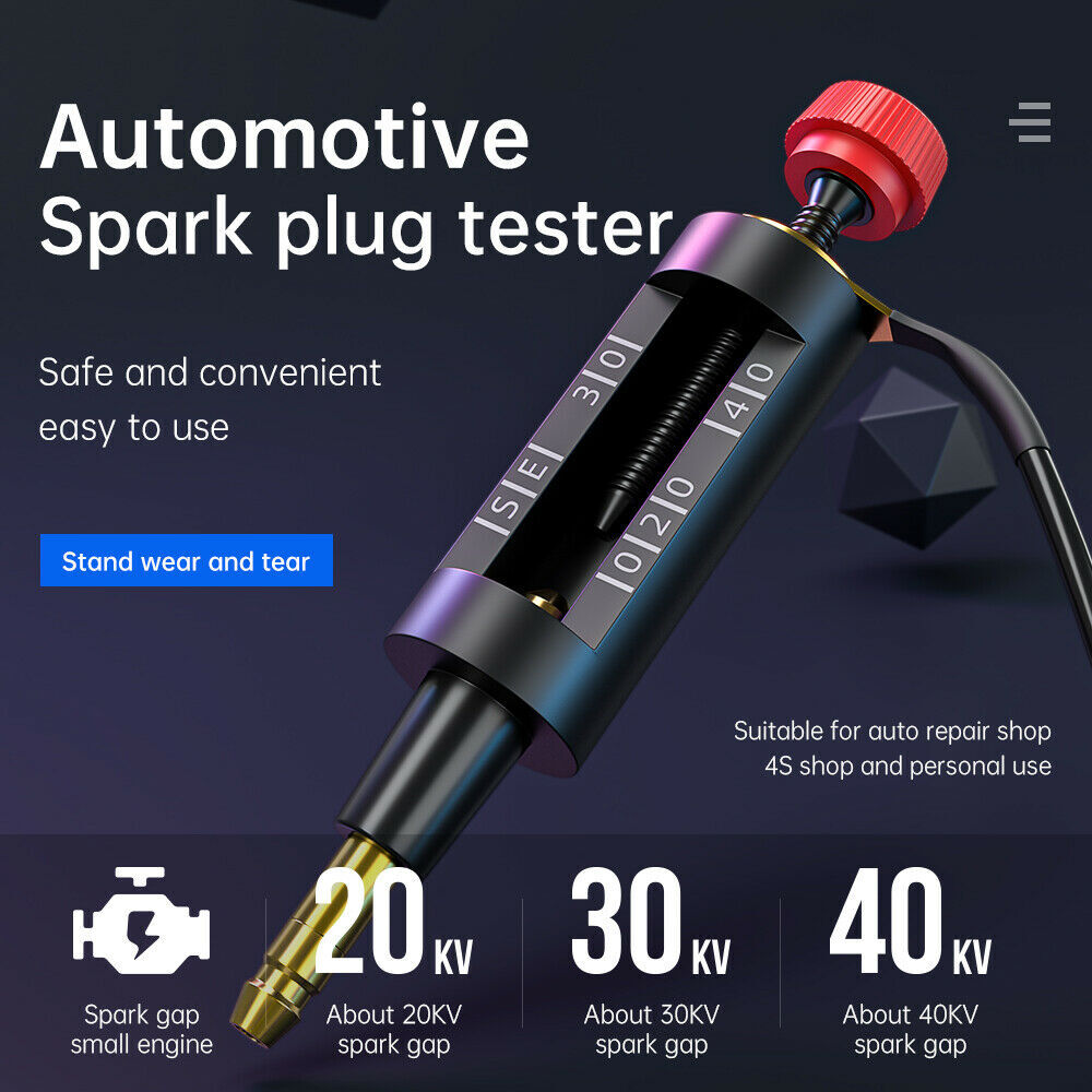 Spark Plug Tester Ignition System Coil Engine Car In Line Diagnostic Tester Kit