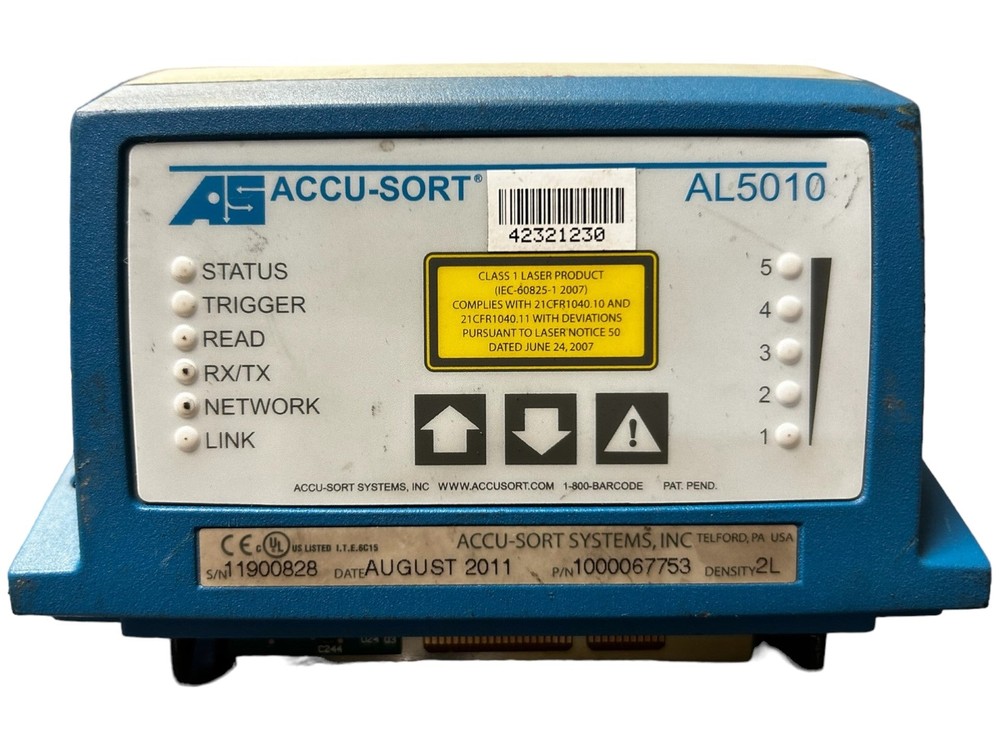 Accu-Sort, AL5010, 1000067753, BARCODE SCANNING SOLUTION (COSMETIC DAMAGE) - NEW