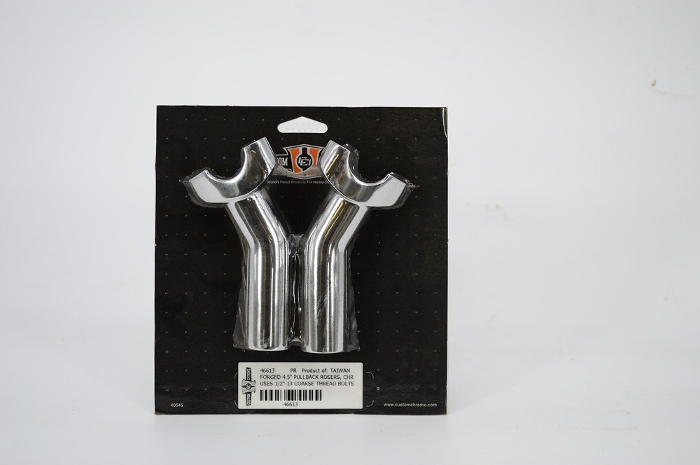 Custom Chrome 4.5" Rise Pullback Handlebar Top Riser Fits For 3.5"Riser Center