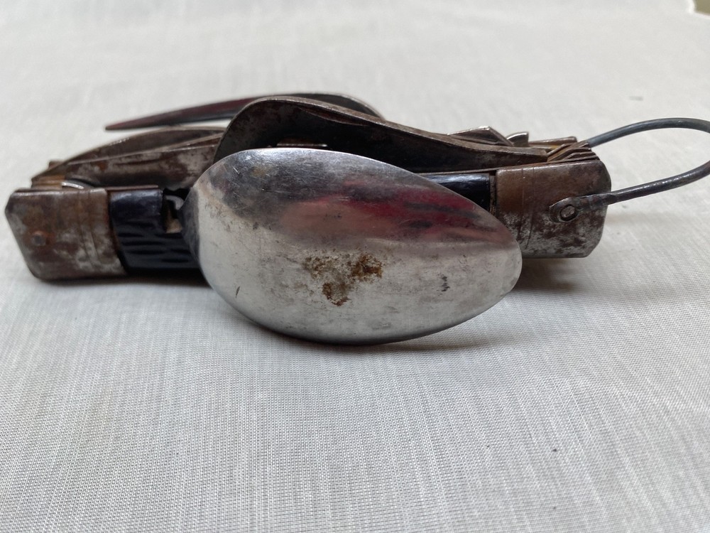 Rustic Camping Folding Utility Knife Spoon Fork | Rustic Utensil Display