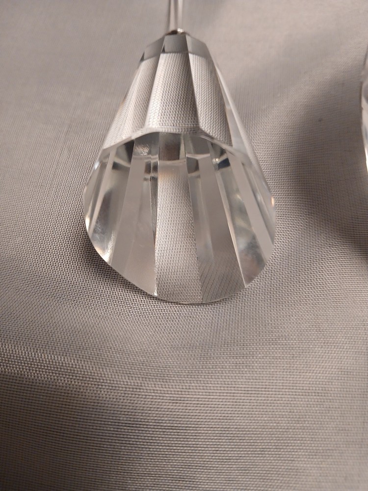 Diamond Shape Faucted Crystal Perfume Bottle