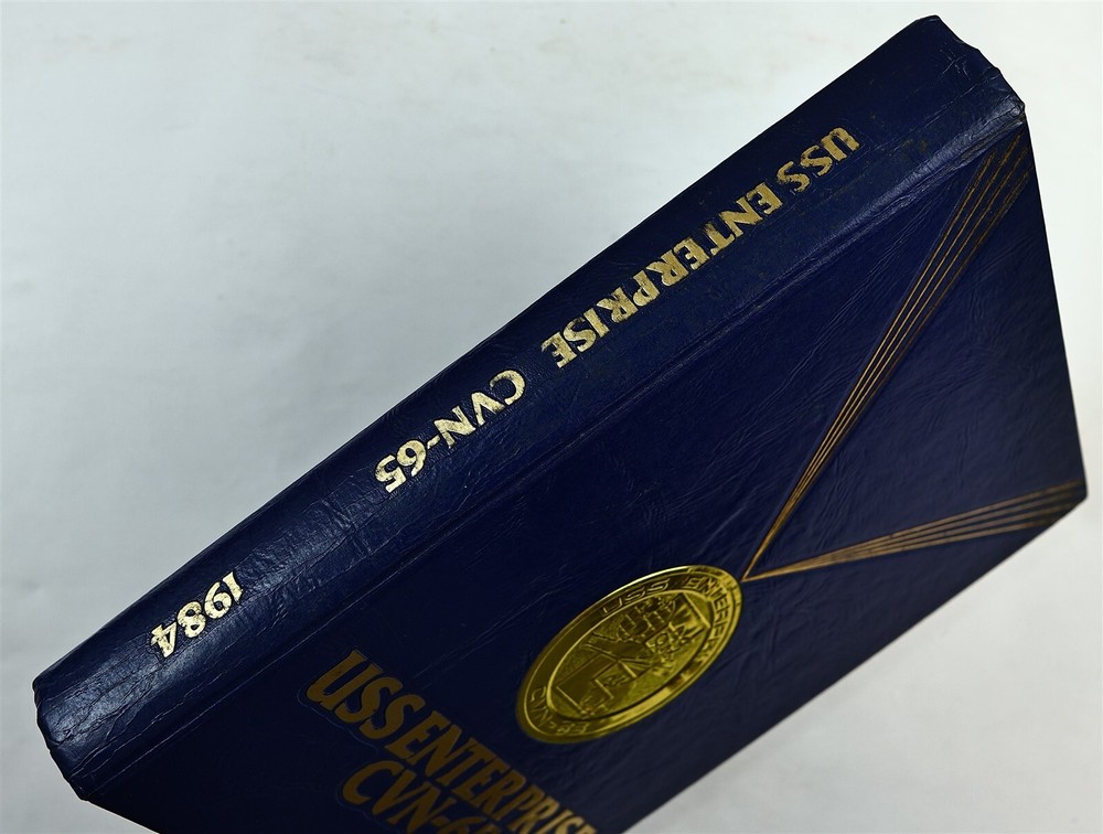 USS Enterprise (CVN-65) 1984 1985 Westpac Deployment Cruise Book