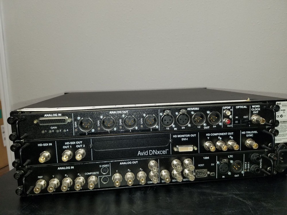 Avid Adrenaline 7020-03332-02 Audio Breakout Box W/ Modules