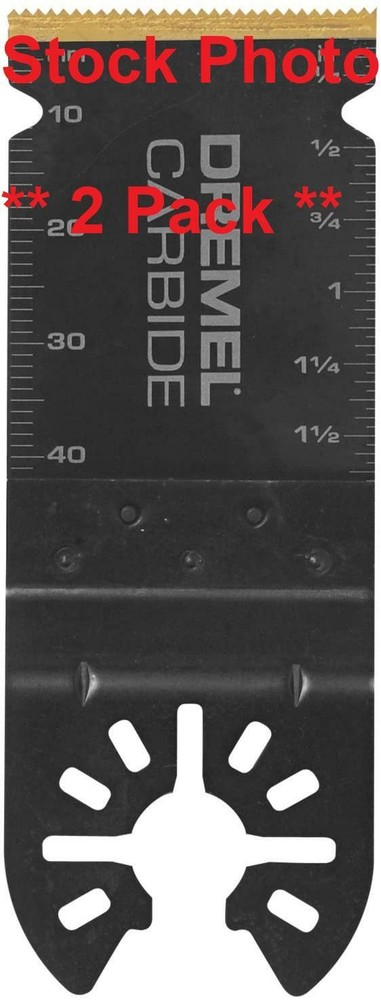 ** 2 Pack **Dremel MM485 Carbide Flush Cut Oscillating Tool Blade