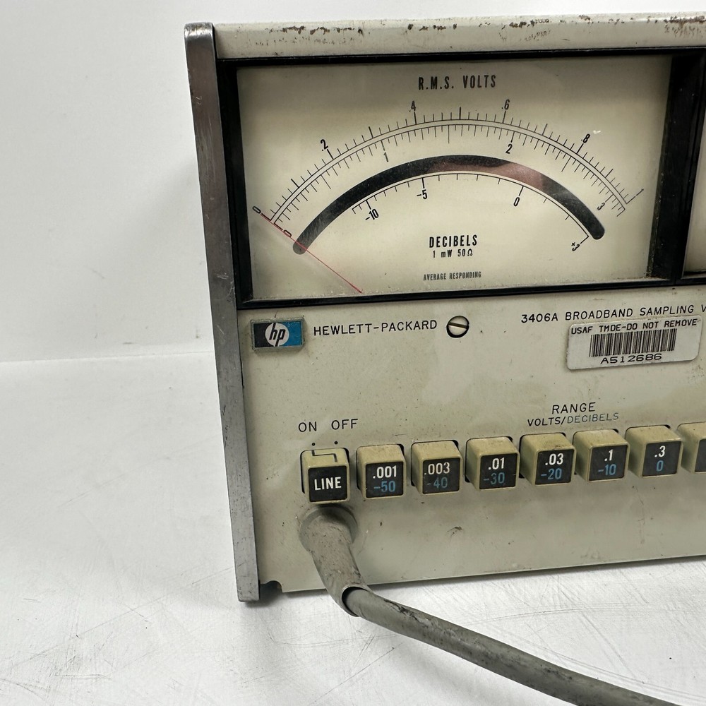 Hewlett-Packard HP 3406A Broadband Sampling Voltmeter & Probe Kit