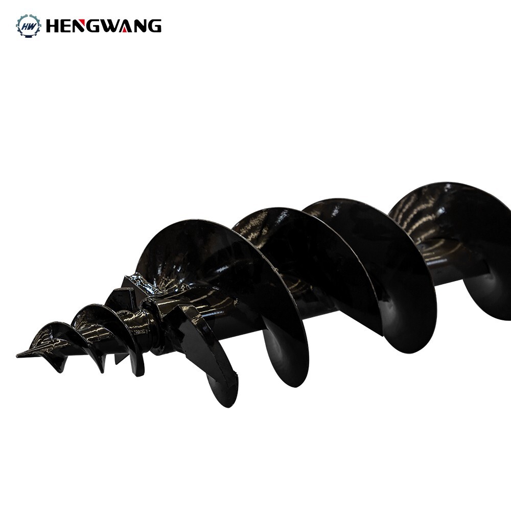 Mini Excavator Attachment Hydraulic Auger High Rotating Speed High Compatibility