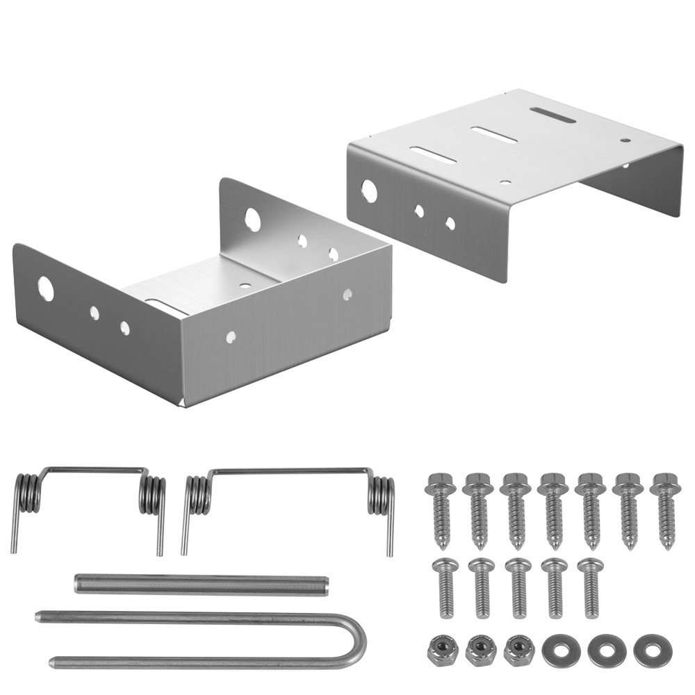 For Humminbird Lowrance Side Image Transducer Spring Back Bracket & Hardware Kit