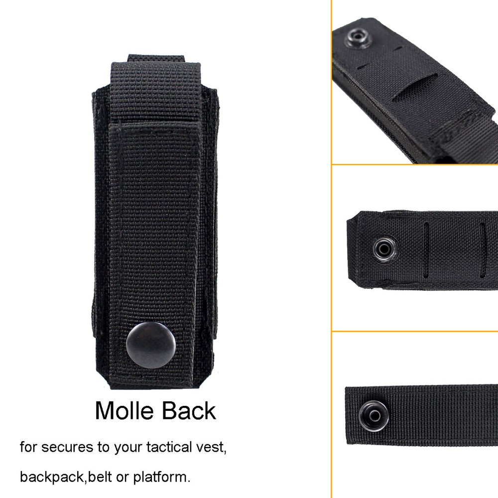 US Tactical Magazine Pouch Holster for 9mm 45APC Pullable Quick-pull Mag Sleeve