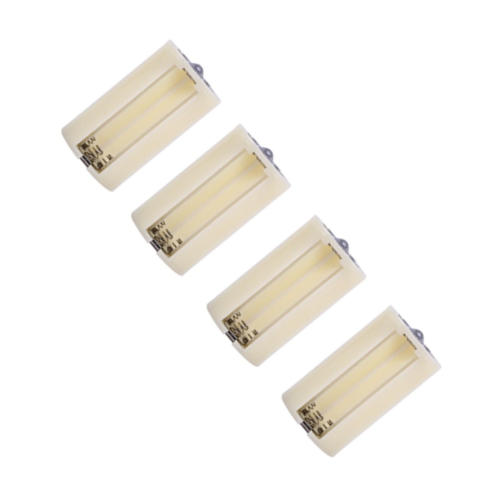 4pcs Universal 3 AA to D Size Parallel Battery Convertor Adapter Holder Cases