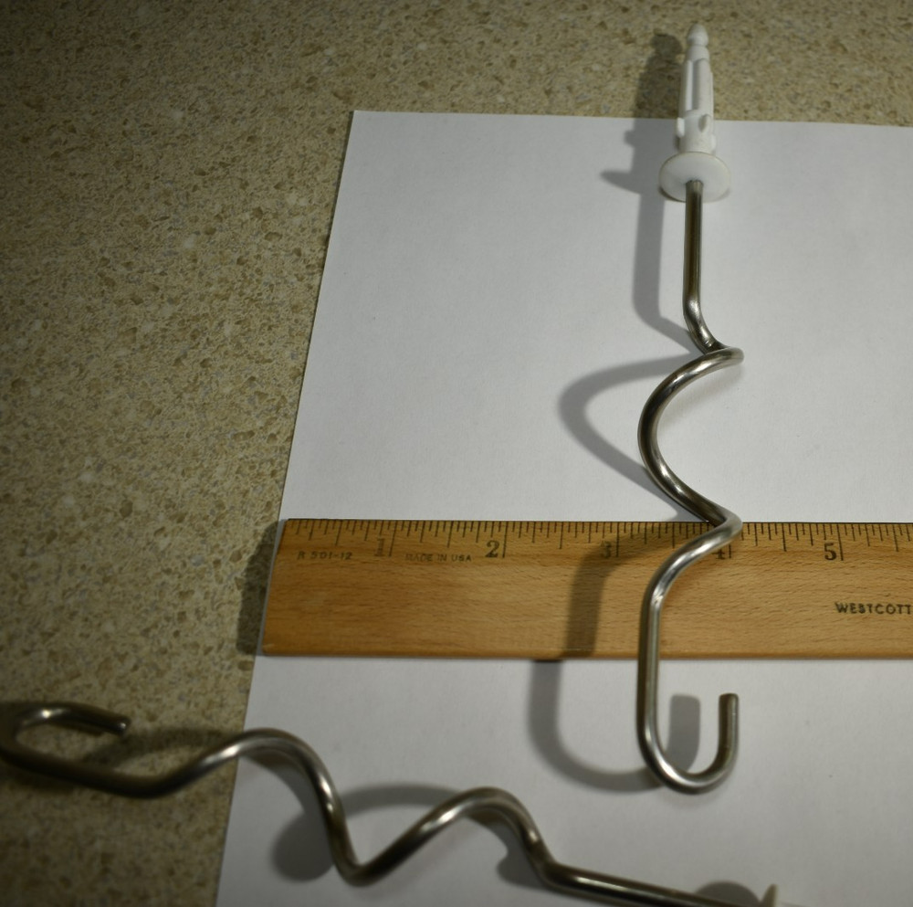 Replacement Set Unbranded Mixer Machine Dough Hooks Wire Beaters