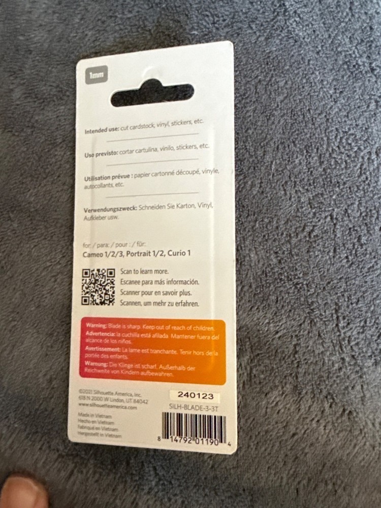 Artistic Cameo Replacement Blade (SILH-BLADE-3)