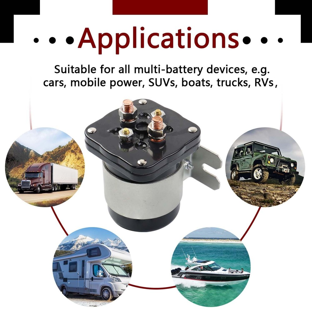 500 Amp Battery Isolator and Relay