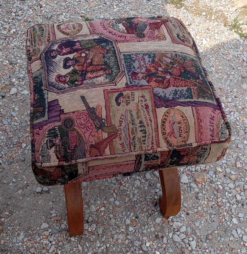 Western Print Vanity Bench (VB112)