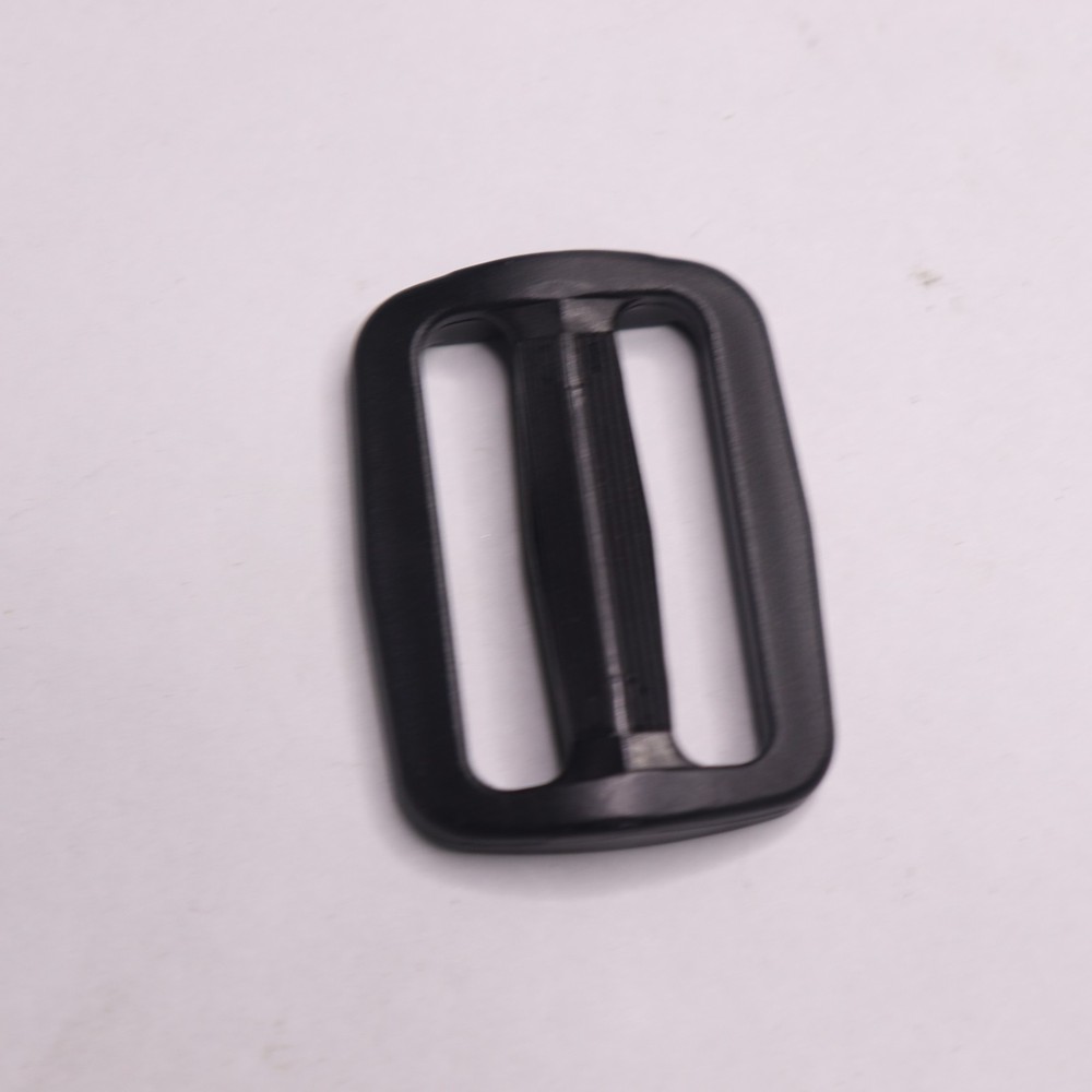 Slide Buckle Plastic Black 1-1/4"