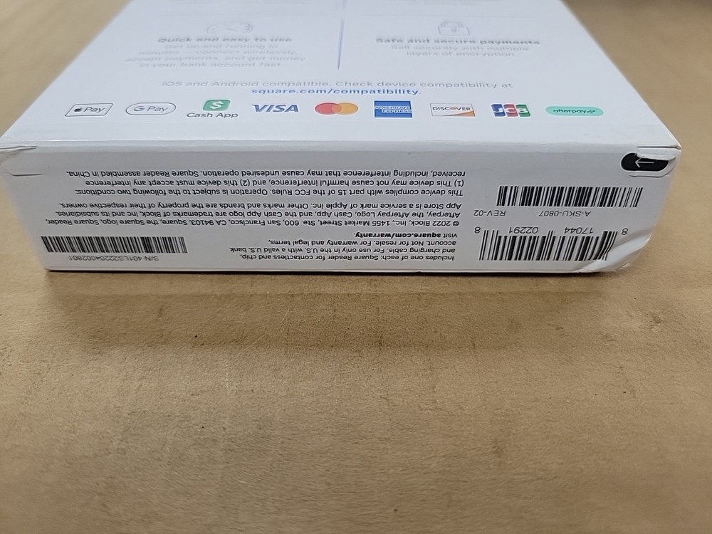 Square Computer Reader Contactless And Chip Reader 2nd Generation