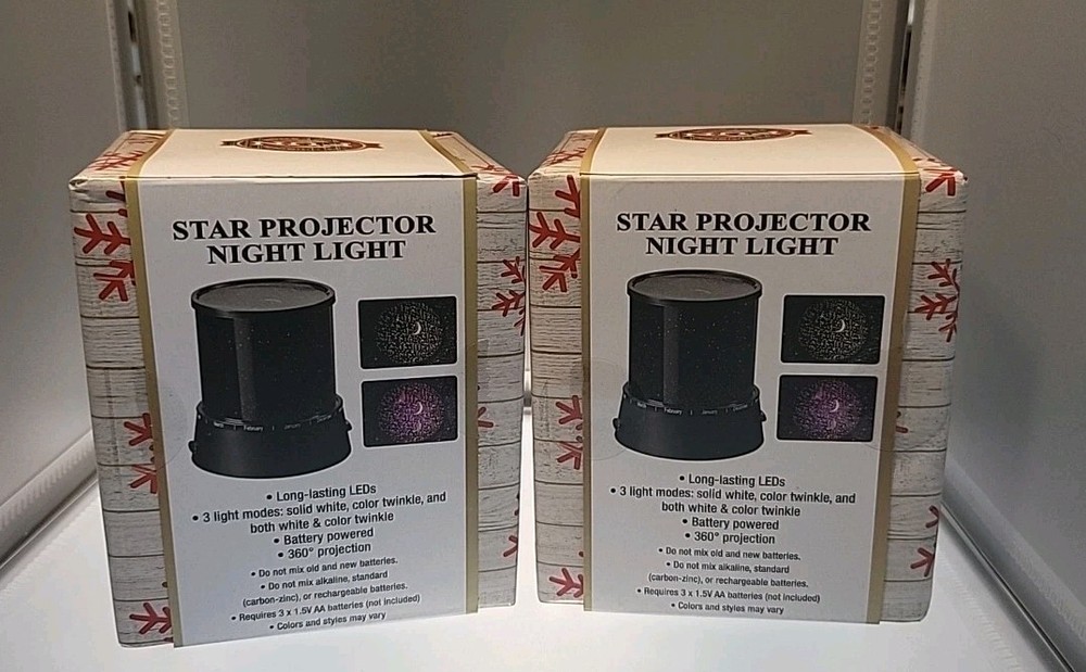 Star Projector Night Light **2pack**