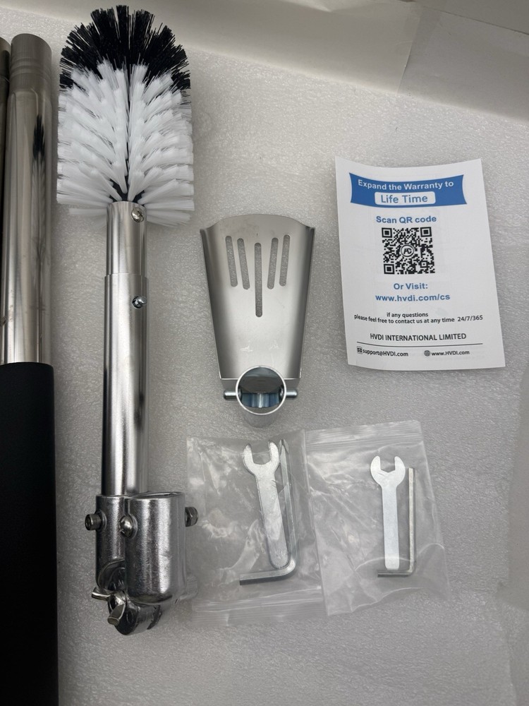 Gutter Cleaning Tools, 6.4FT Gutter Cleaner with Pole & Gutter Brush, *READ...