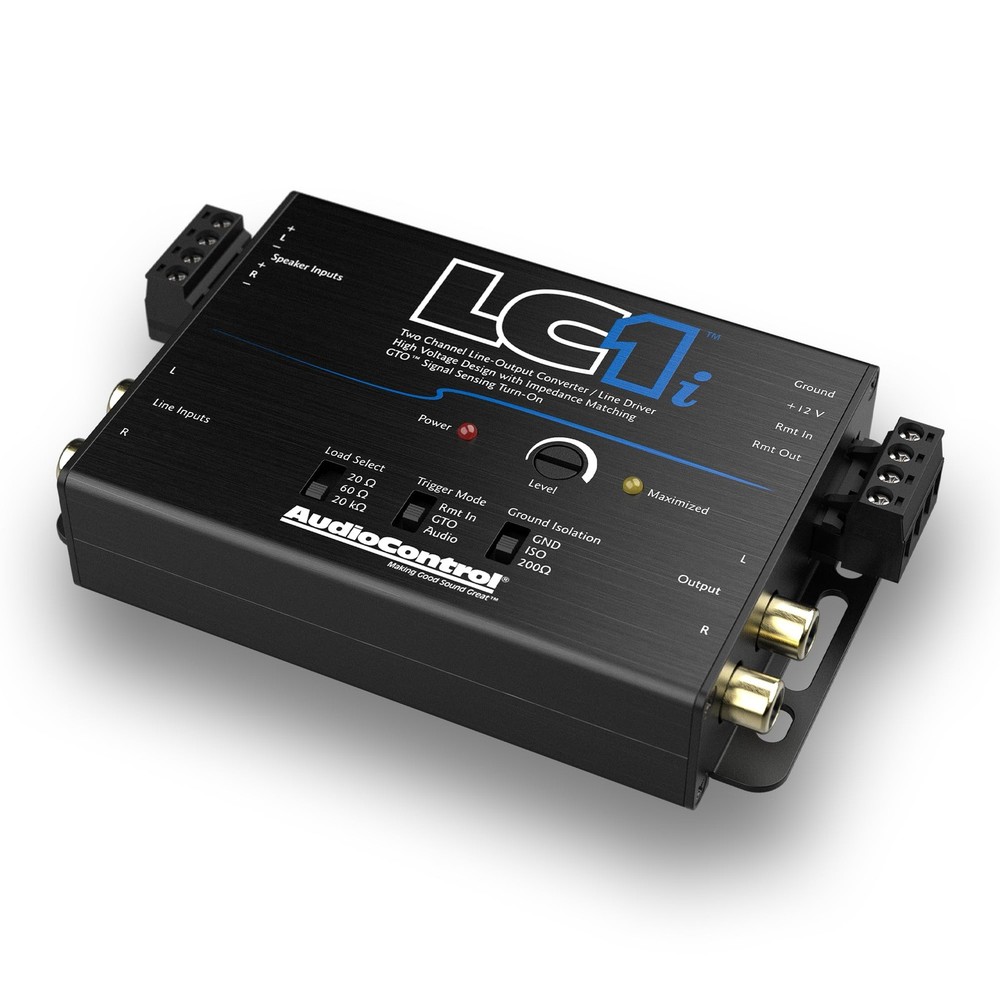 LC1i Active 2-Channel Line Driver/Line Output Converter, Provides Input Signa...