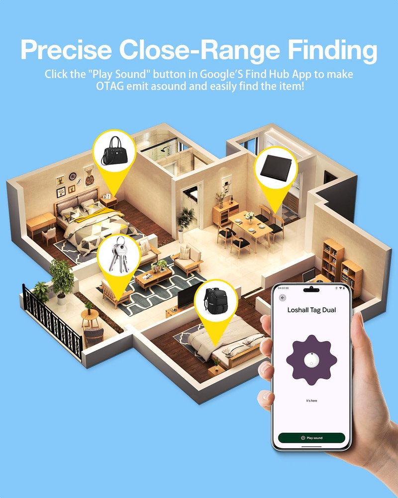 Air Tags for Android,Air Tags-4 Pack Android,2 Year Battery Life,Air Tracker Tag