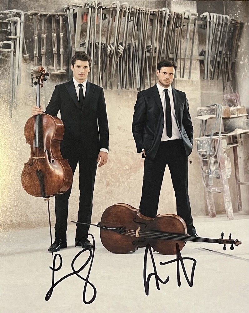 2Cellos Signed Autographed 8x10 Photo