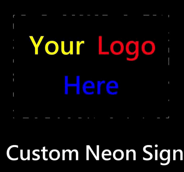 New Custom Logo Neon Sign Artwork Man Cave Light Lamp Decor Display Customize