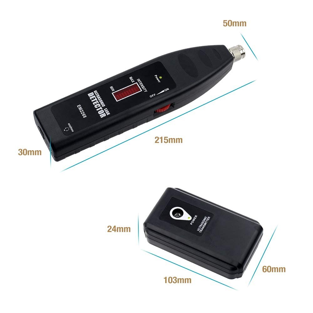 Pro Ultrasonic Leaking Detector Transmitter Auto Noise Finder, Electronic Ste...