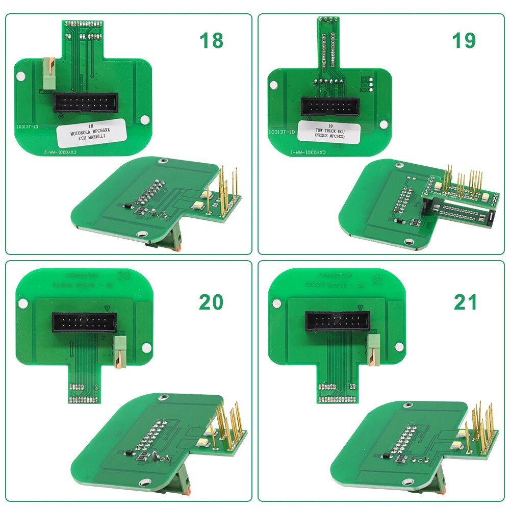 BDM Frame Adapter 22Pcs Bdm Adapters for KTAG KESS FGTECH BDM100 Probe Adapters