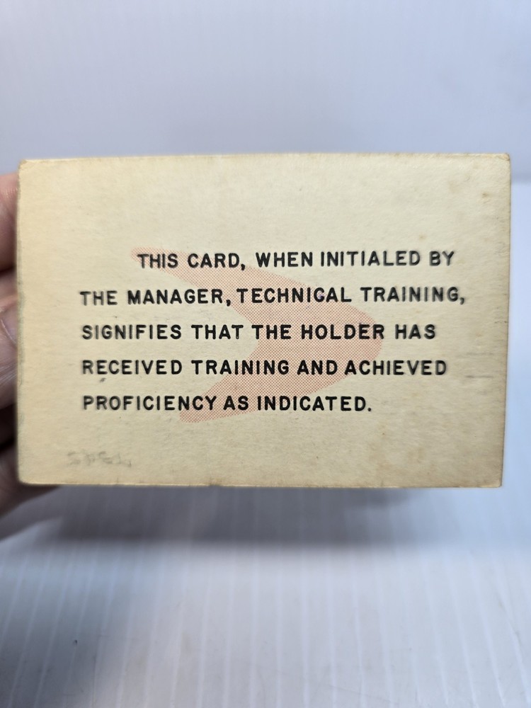 1965 TRW Space Data Pocket Handbook W/ Range Operations Tech Training Card