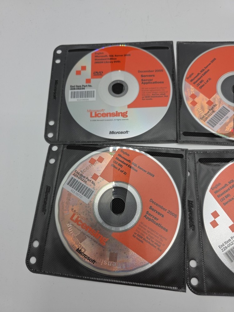 Microsoft Licensing SQL Server 2005 Standard Edition Set• 32-bit • 228-05236