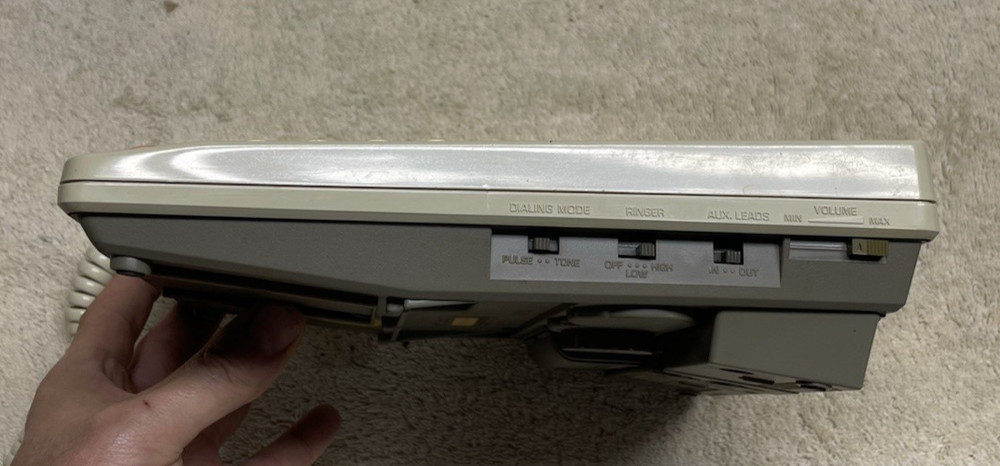 Vintage Panasonic Push Button Desk Phone