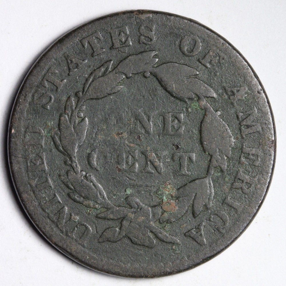 1831 Coronet Head Large Cent CHOICE VG E289 UB
