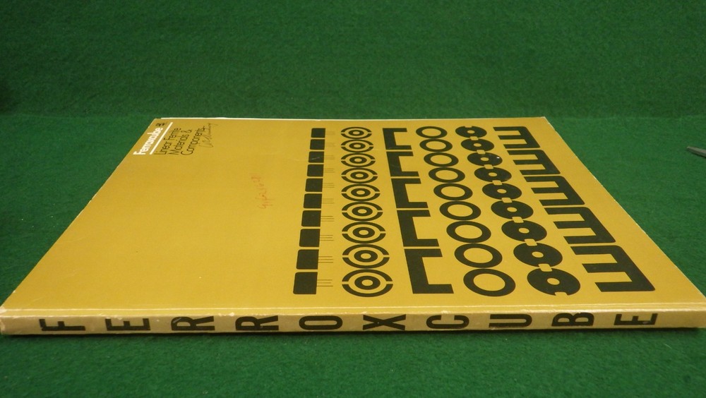 Vintage Electronics Ferroxcube Linear ferrite materials & Components catalog