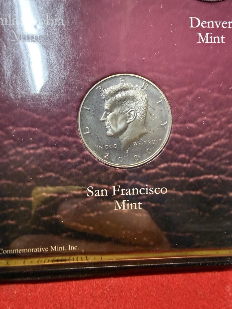 JFK HALF DOLLAR MINT MARK COLLECTION