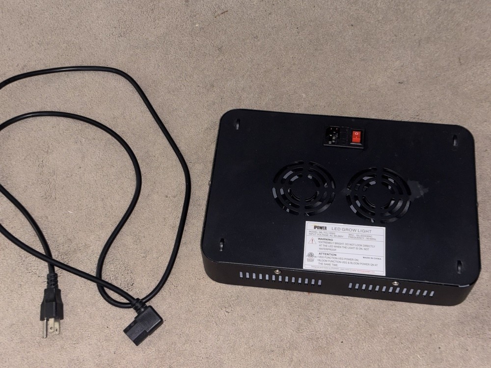 POWER 250W LED Grow Light Auto Veg Bloom Function Panel with Power Cord