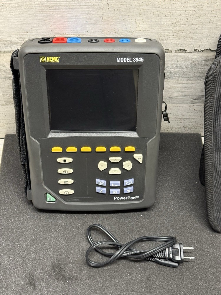AEMC 3945-B POWERPAD 3-PHASE POWER QUALITY ANALYZER NICE
