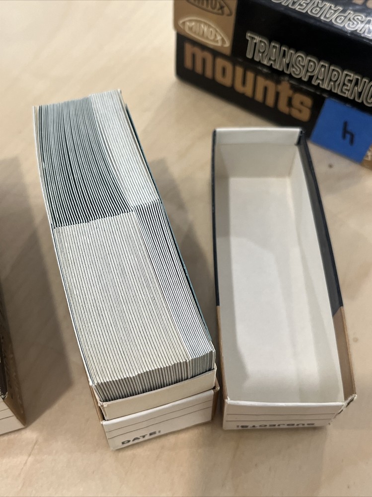 MINOX Transparency Mounts - 3 Boxes