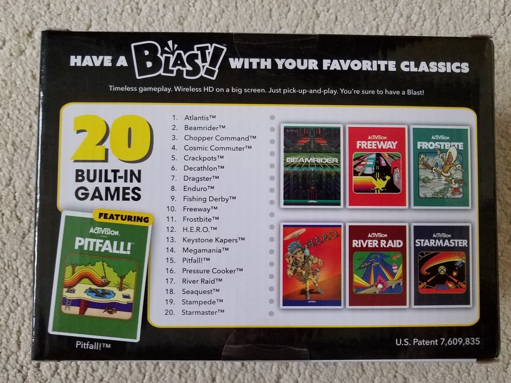 AtGames Activision Flashback Blast Atari 2600 Pitfall HDMI New