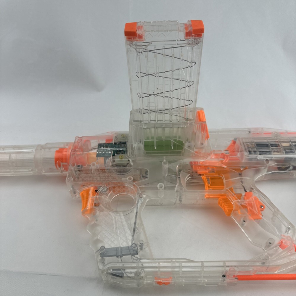Nerf Modulus Ghost Ops Evader Blaster Clear Shell Light-Up