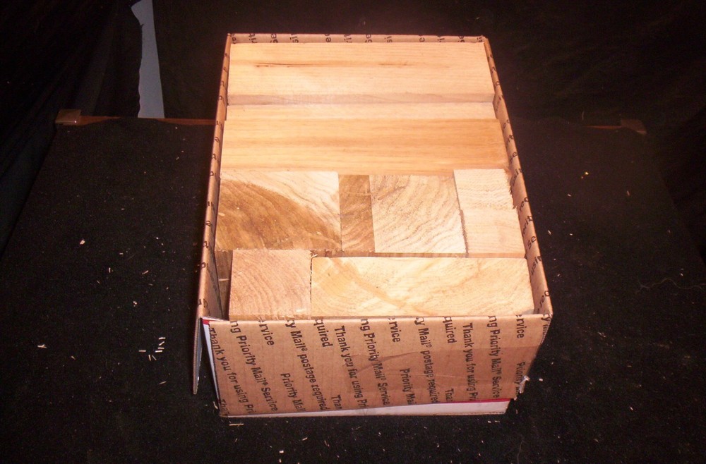 Butternut Lumber Carving Odds & Ends Various Sizes Medium Flat Rate Box Full