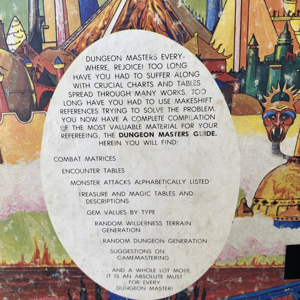 Dungeons & Dragons Advanced D&D Dungeon Master's Guide Revised Edition 1979