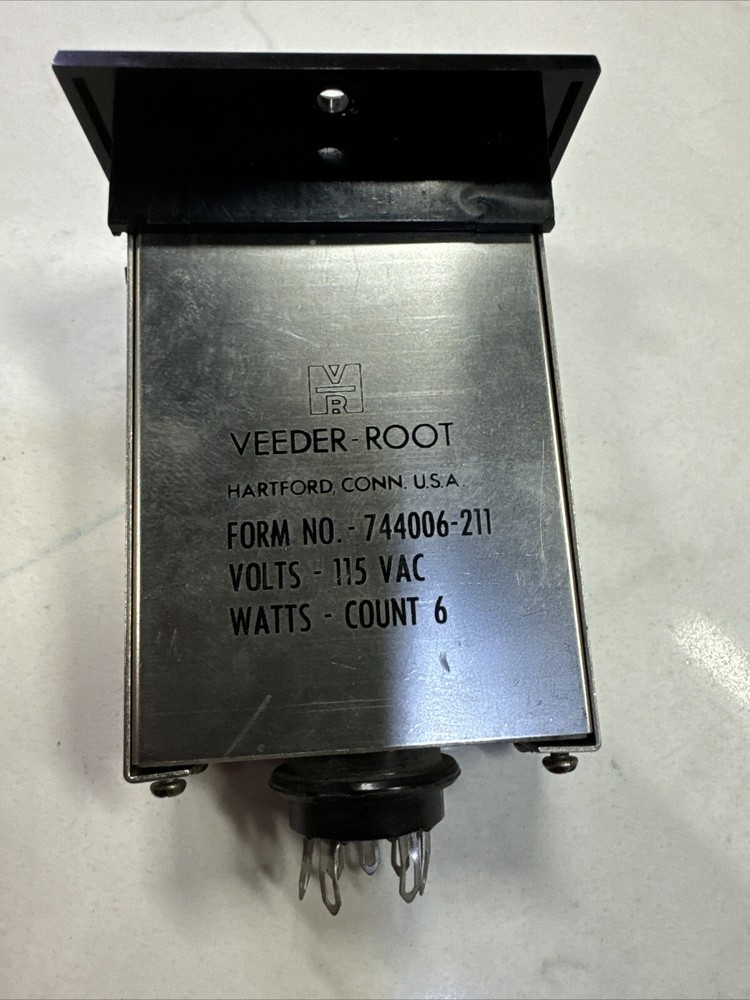 Veeder Root Panel Counter 744006-211 Chipped