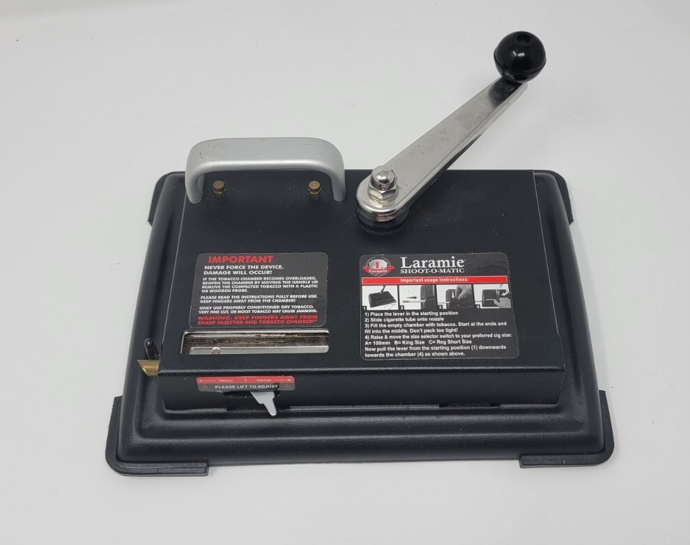 Laramie Shoot O Matic Heavy Duty Cigarette Rolling Machine